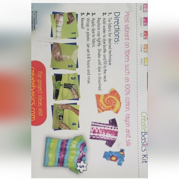 : * 2 new pks of Create Basics Kit Tie Dye. Each kit has 47 PCS, 10 Colors! NEW - Picture 8 of 12